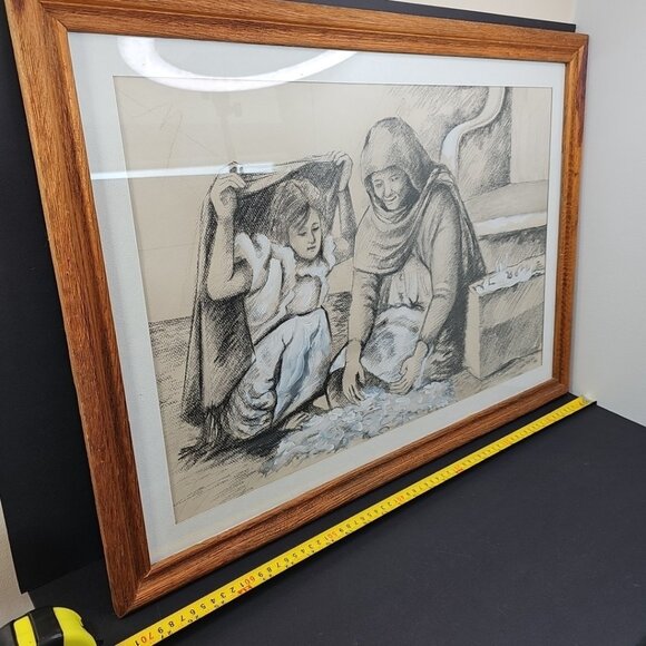 Original Conrado 1 Of 1 Painting Pencil Sketch Painting With Personal Message - Picture 10 of 12